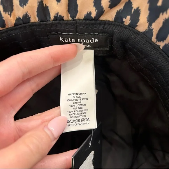 NWT Kate Spade Sam Quilted Bucket Hat - Picture 4 of 7